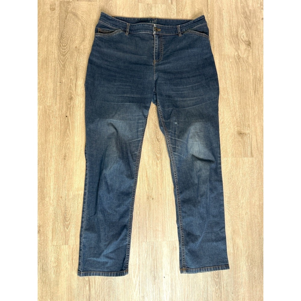 J. Jill Wearever Denim Pants Blue Wash Classic Fit Women's Size‎ 12